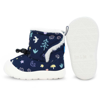Jan + Jul - Stay Put Trail Booties - Navy Forest