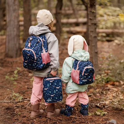 Jan + Jul - Little Xplorer Kids' Backpack - Navy Forest