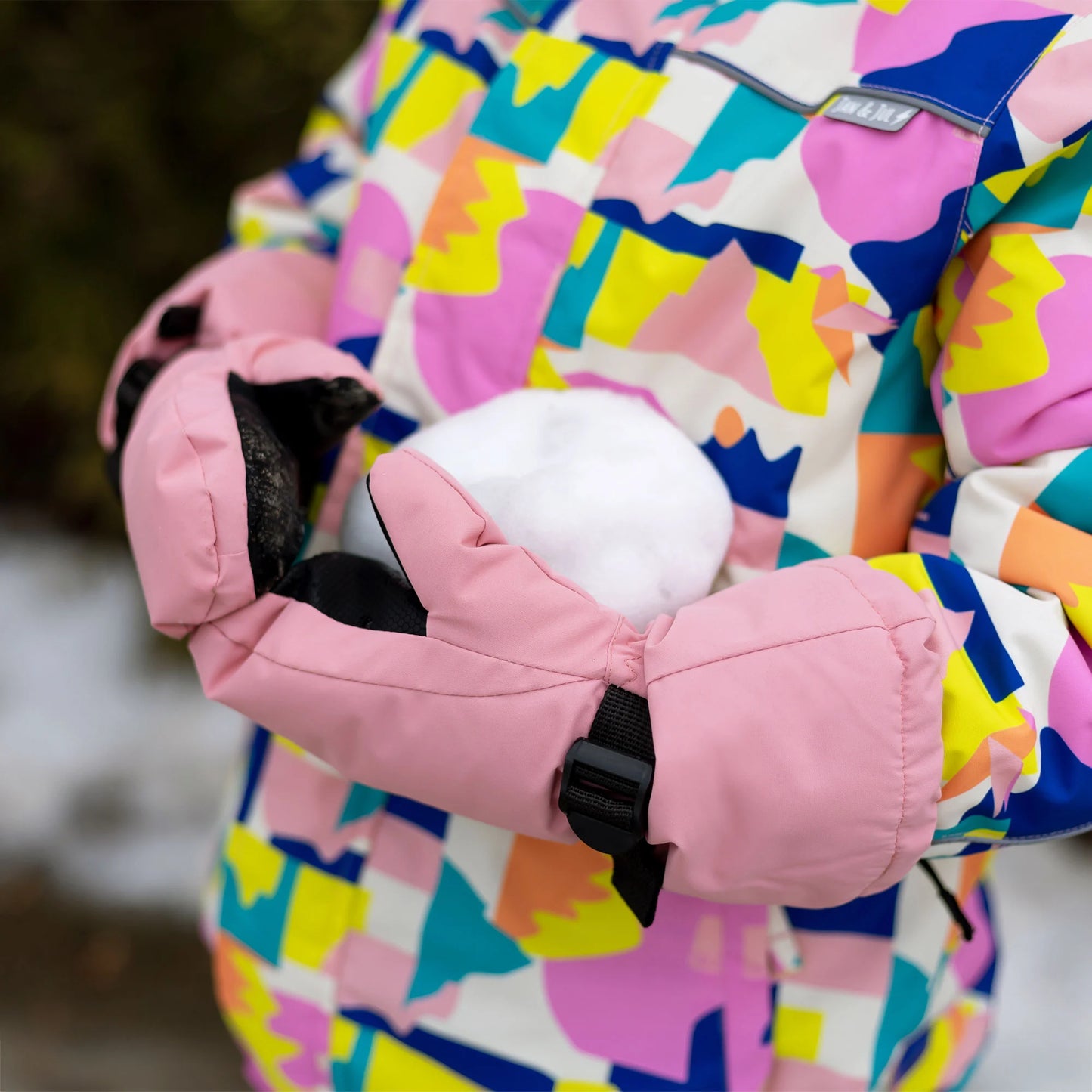 Jan + Jul - Toasty-Dry Waterproof Snow Mittens - Dusty Pink