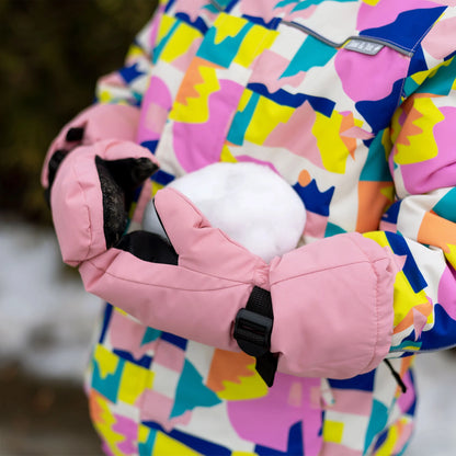 Jan + Jul - Toasty-Dry Waterproof Snow Mittens - Dusty Pink