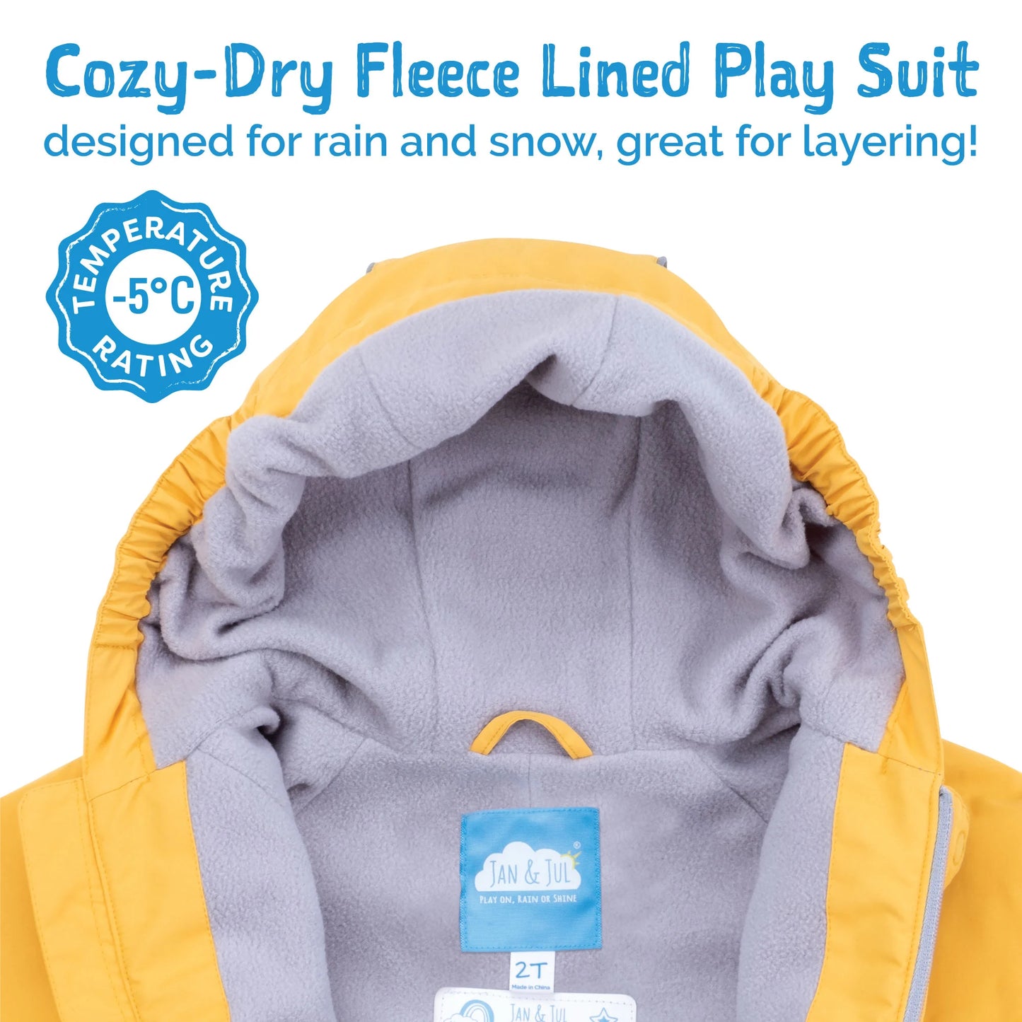 Jan + Jul - Cozy-Dry Waterproof Splash Suit - Summer Camp