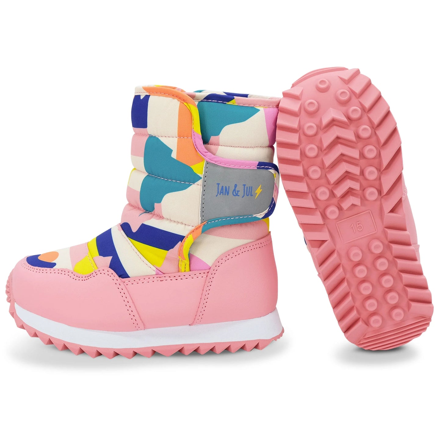 Jan + Jul - Toasty-Dry Puffy Winter Boots - Winter Sun