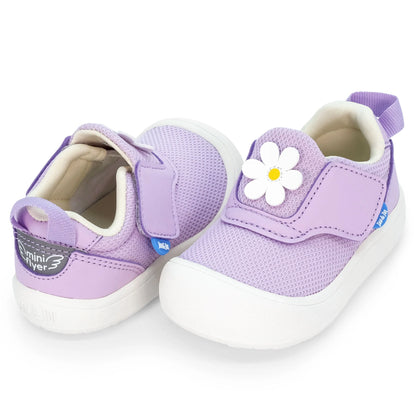 Jan + Jul - Mini-Flyer Toddler Sneakers - Purple Daisy