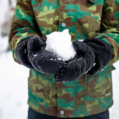 Jan + Jul - Toasty-Dry Waterproof Snow Mittens - Black