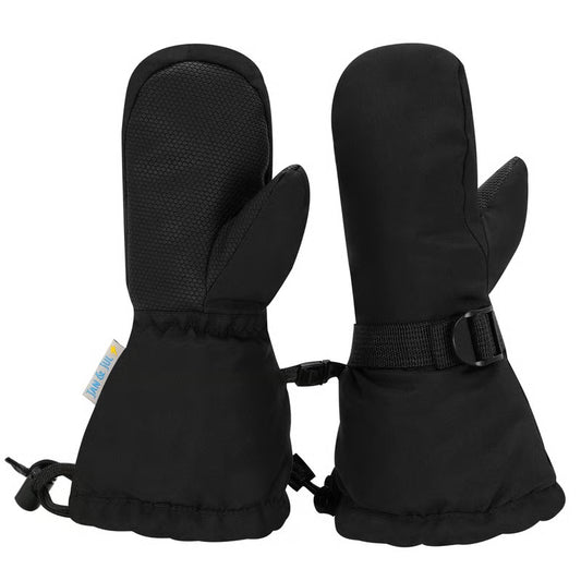 Jan + Jul - Toasty-Dry Waterproof Snow Mittens - Black