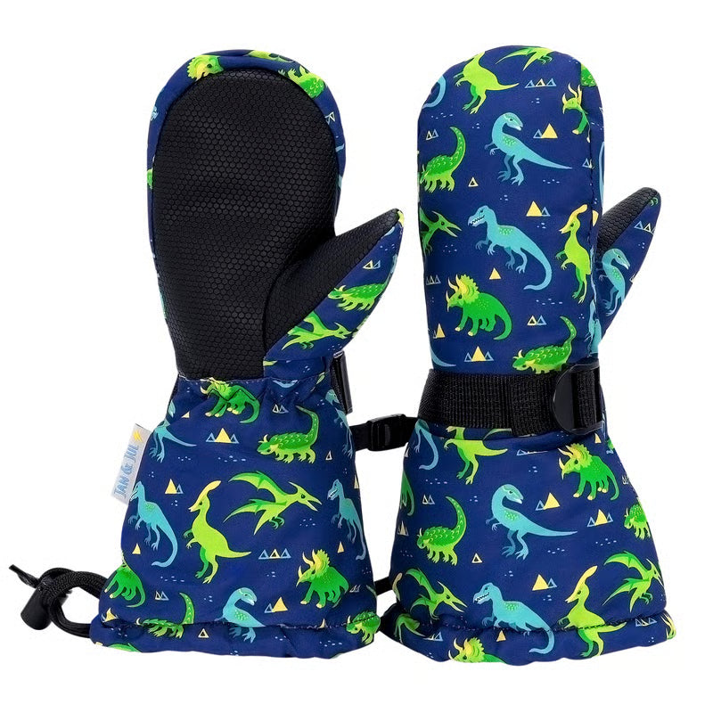 Jan + Jul - Toasty-Dry Waterproof Snow Mittens - Dinoland