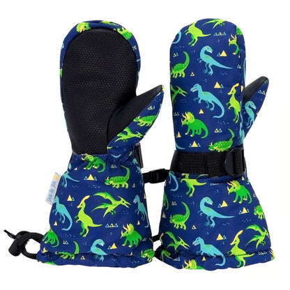 Jan + Jul - Toasty-Dry Waterproof Snow Mittens - Dinoland