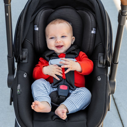 *NEW* Evenflo - Gold Shyft DualRide with Carryall Storage Infant Car Seat and Stroller Combo (Onyx Black)