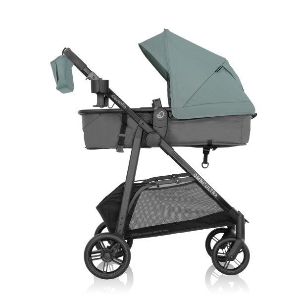 Evenflo Omni Ultra Travel System with Revolve180 LiteMax NXT Rotational Infant Car Seat - Pacific Green