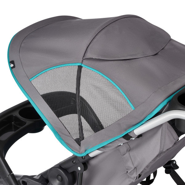 🔥 HOT DEAL 🔥 Evenflo - Victory Plus Jogging Stroller Travel System with LiteMax Infant Car Seat Malibu
