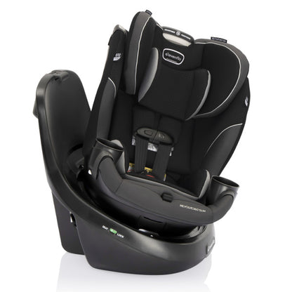 EVENFLO Revolve360 Slim 2-in-1 Rotational Car Seat (Canton Black)