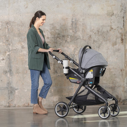 Evenflo - GOLD SensorSafe Pivot Xpand Smart Modular Travel System - Single to Double - Moonstone
