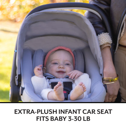 Evenflo - Evenflo Revolve180 LiteMax NXT Rotational Infant Car Seat with SensorySoothe (Quartz)