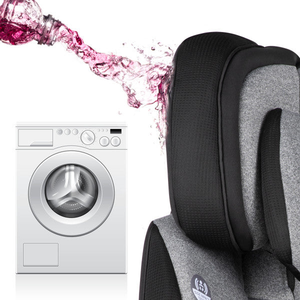 *FLOOR MODEL IN STORE* Evenflo - Symphony DLX All-in-One Convertible Car Seat (Ashland Gray)