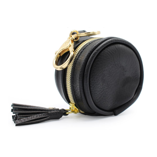 Itzy Ritzy - Black Diaper Bag Charm Pod Keychain (7381167669426)