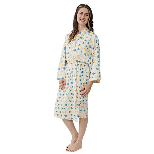 Cat & Dogma - Women's Robe Moon Phases