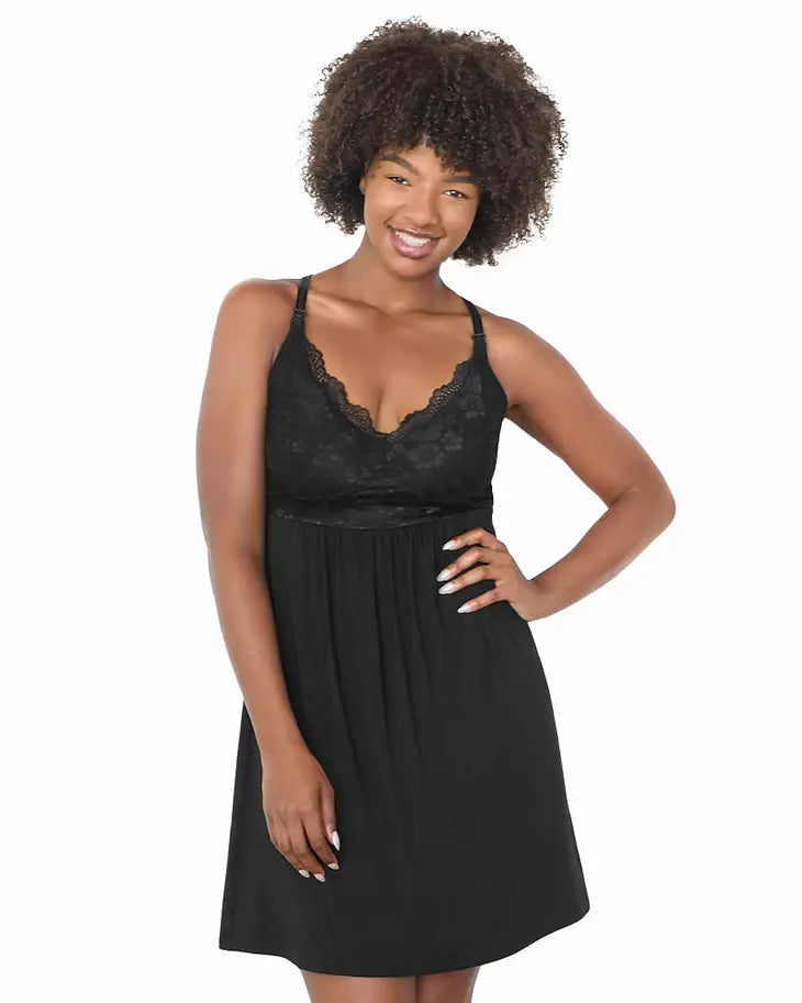 Kindred Bravely - Lucille Lace Maternity & Nursing Nightgown