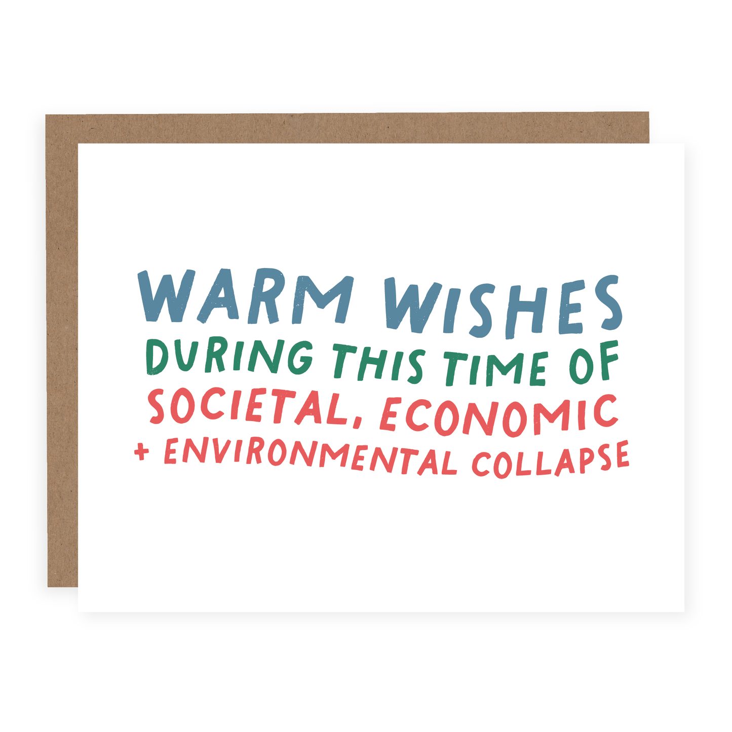 Societal Collapse | Funny Christmas Card: Set of 8