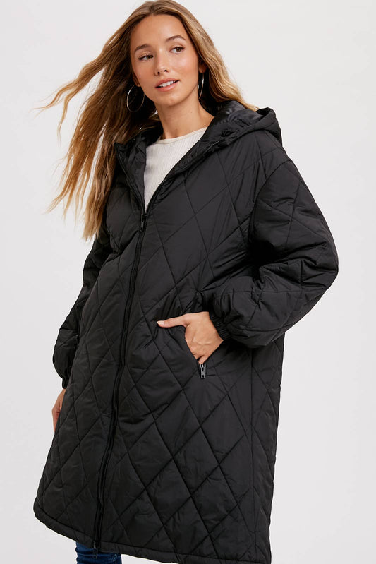 Bluivy - LONGLINE QUILTED JACKET
