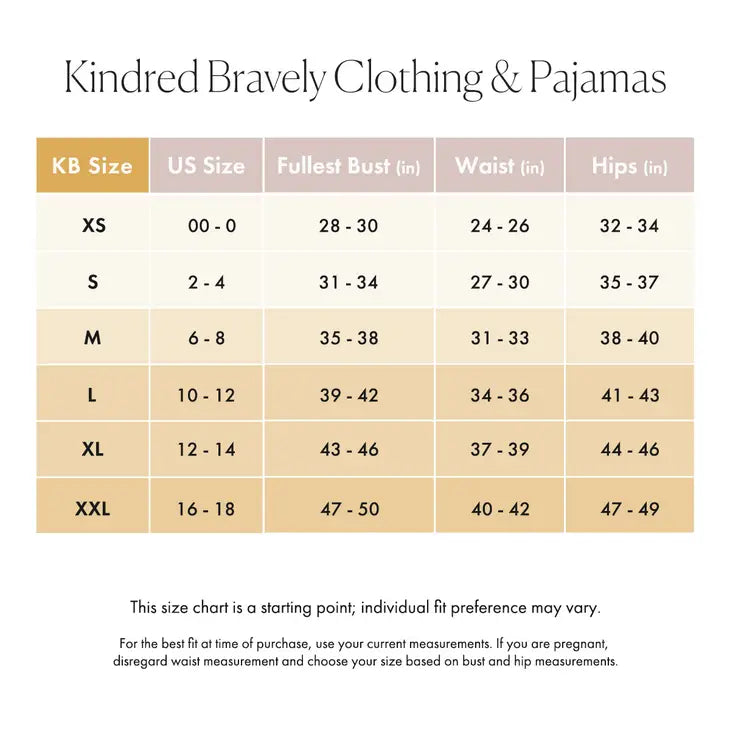 Kindred Bravely Davy Ultra Soft Maternity & Nursing Pajamas