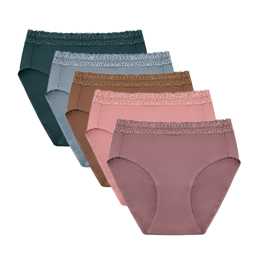 Kindred Bravely - High-Waisted Postpartum Recovery Panties (5 Pack) (7439092547762)