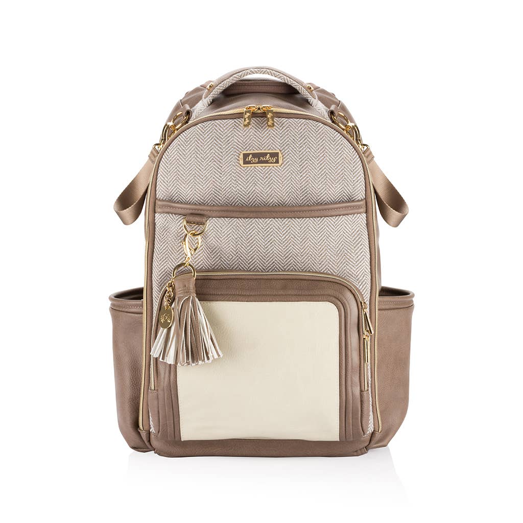 Itzy Ritzy - *NEW* Vanilla Latte Boss Plus™ Backpack Diaper Bag (7458854338738)