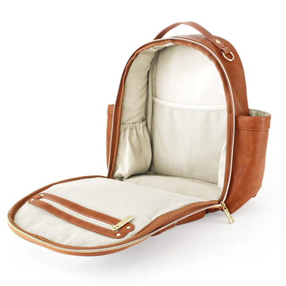 Itzy Ritzy - Cognac Itzy Mini™ Diaper Bag Backpack (7381168324786)