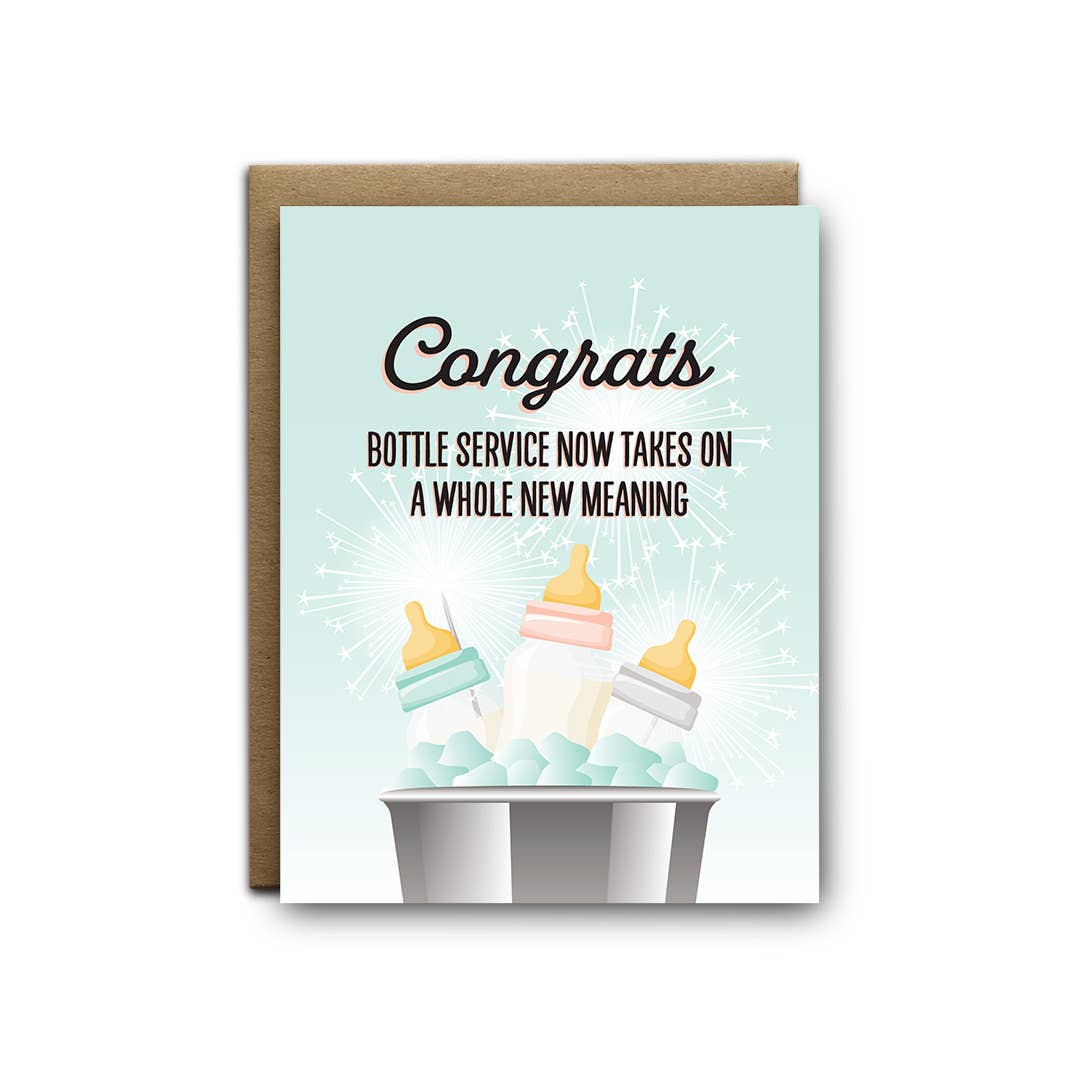 I'll Know It When I See It - Bottle Service Baby Greeting Card (7426903179442)