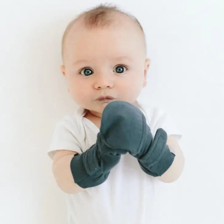 Baby Stay-On Mitts - goumikids - Viscose Bamboo Organic Cotton Baby