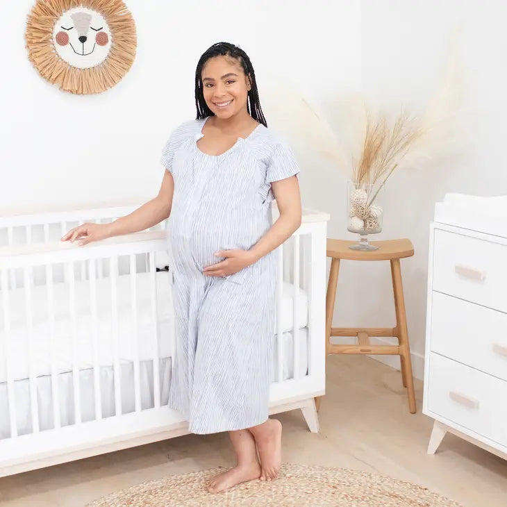 3 In 1 Universal Labor, Delivery & Nursing Gown – Reclaim Maternity Baby  Kids