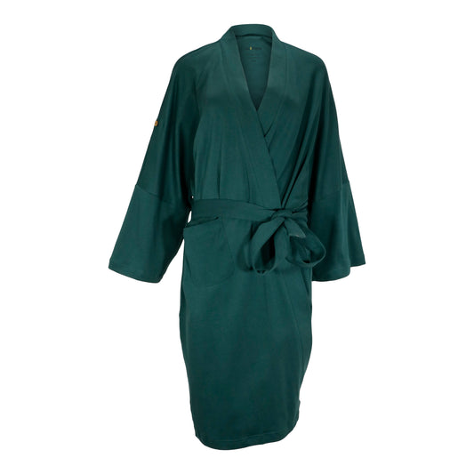 Cat & Dogma - Women's Robe Jewel Green