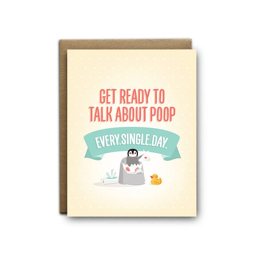 I'll Know It When I See It - Ready to Talk Poop Baby Greeting Card (7426903212210)