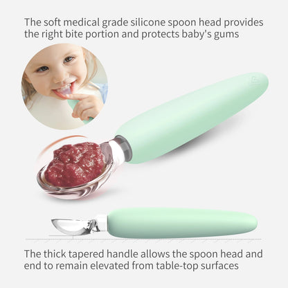YOOFOREA - Silicone First Stage Teether Spoons