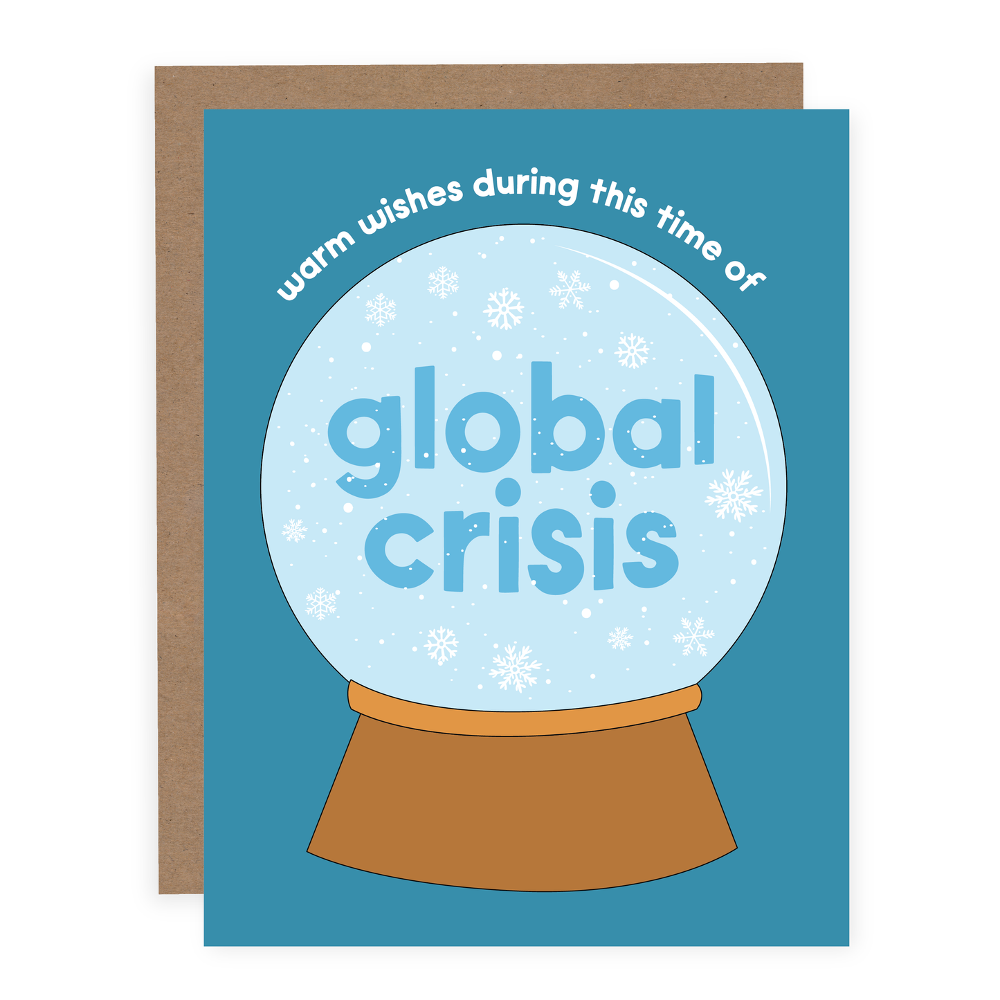 Global Crisis Christmas Card | Funny Christmas Card