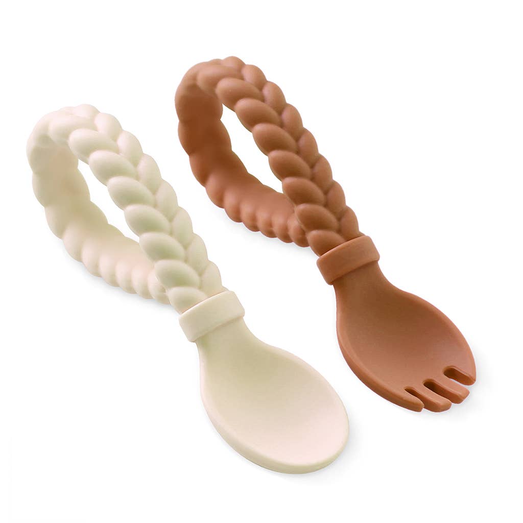 Itzy Ritzy - Sweetie Spoons™ Spoon + Fork Set (7462315262130)