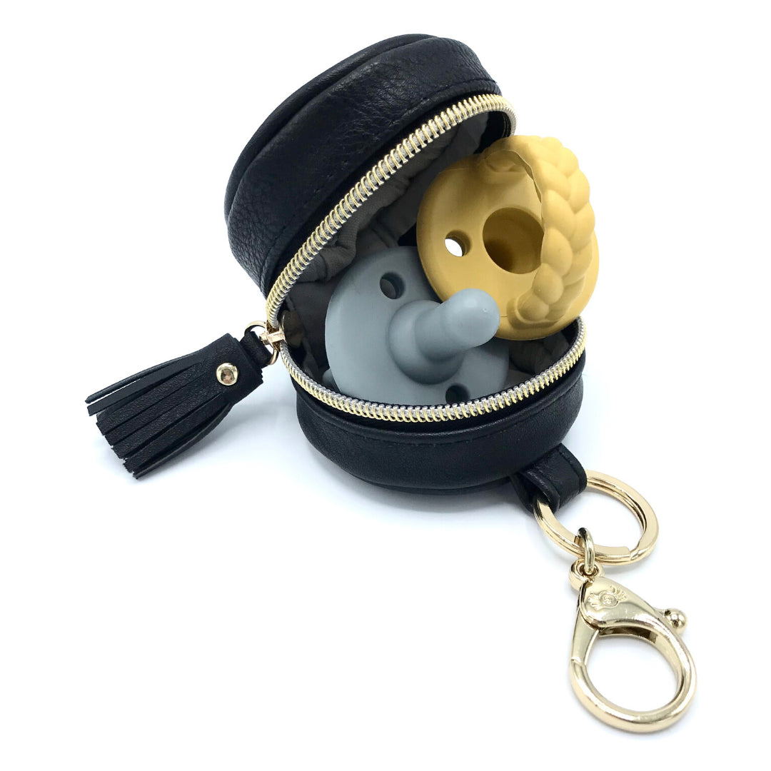 Itzy Ritzy - Black Diaper Bag Charm Pod Keychain (7381167669426)