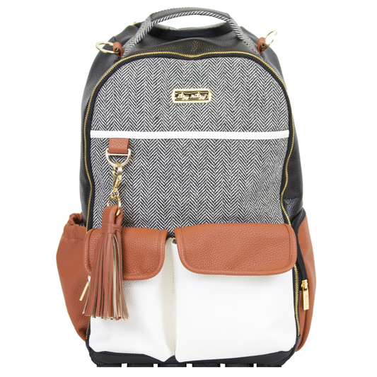 Itzy Ritzy - Coffee & Cream Boss Backpack™ Diaper Bag (7381168029874)