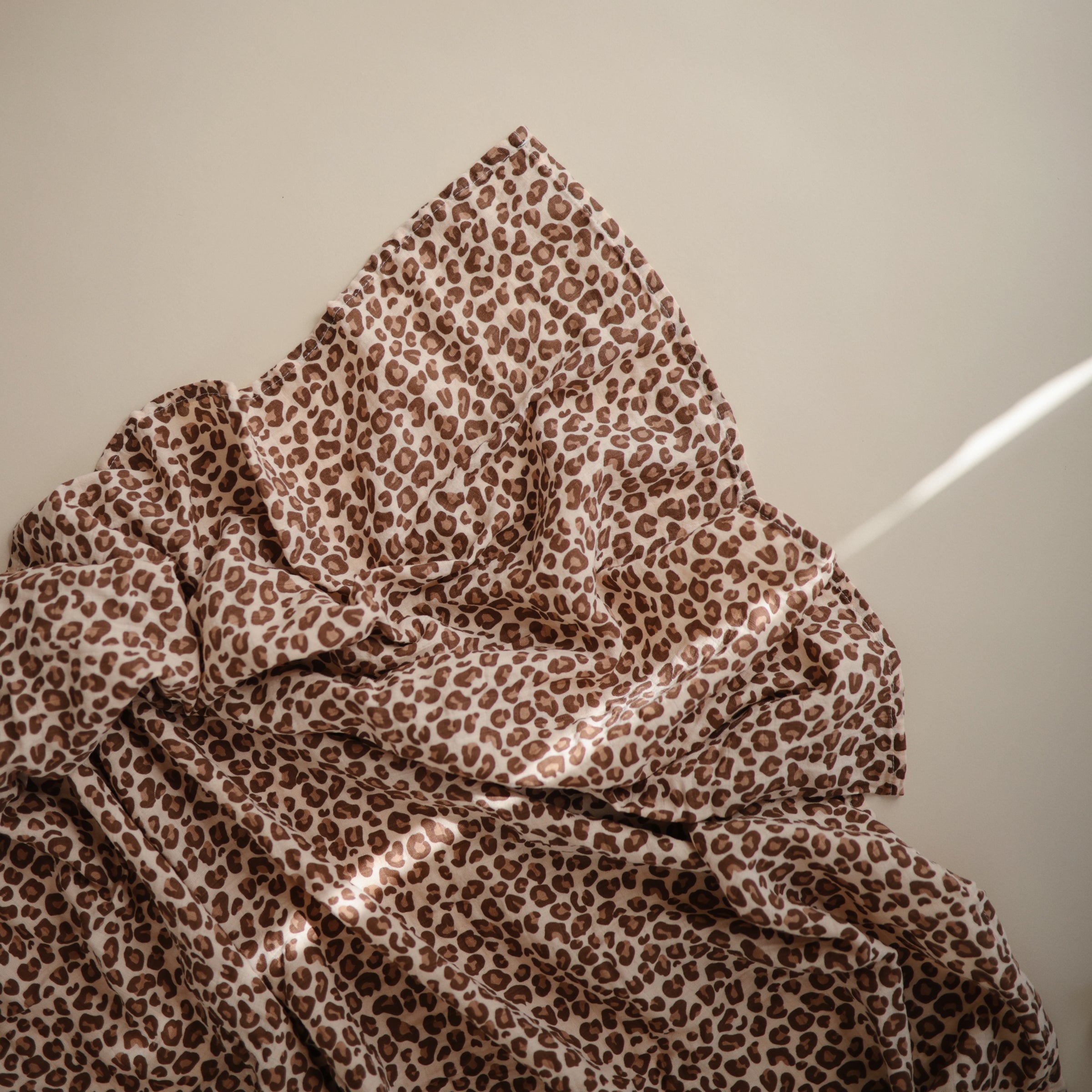 Muslin Swaddle Blanket Organic Cotton Leopard Reclaim Maternity Baby Kids